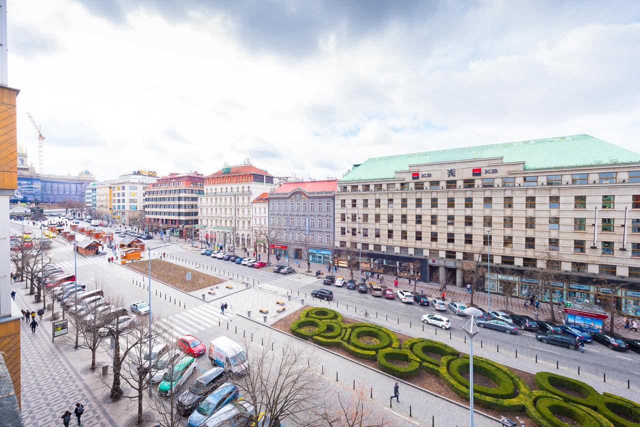 Wenceslas Square Apartment Prague Exterior photo